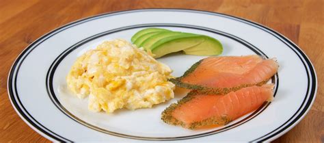 Scrambled Eggs Smoked Salmon And Avocado Ibd Relief