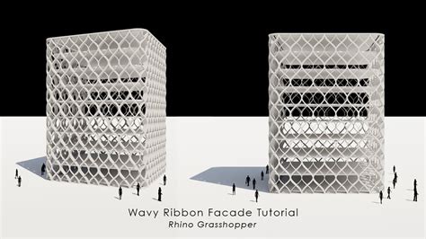 Wavy Ribbon Facade Rhino Grasshopper Tutorial Youtube