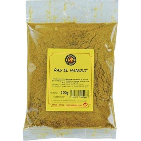 La planète des épices ras el hanout jaune sachet de 100g