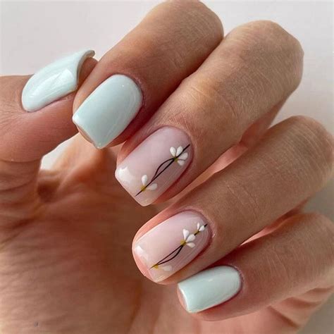 Faux ongles portables avec perles brillantes courts carrés simples