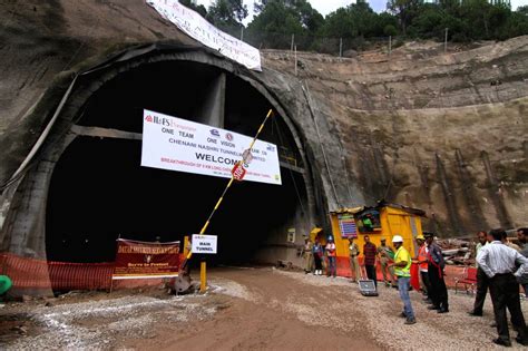 Chenani Nashri Tunnel Indias Longest Road