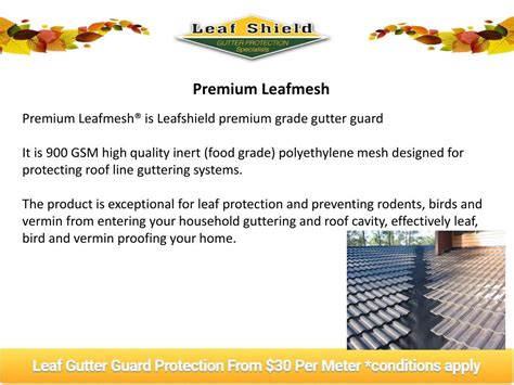 PPT - Get Best Leaf Gutter Guard Protection in Sydney - Leafshield ...