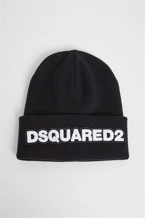 Czapka męska wełniana DSQUARED2 Czarny KNM0001 150400001 M063 Sklep