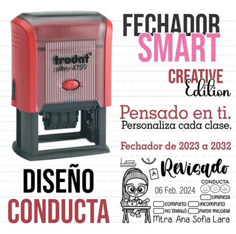 Sello Fechador Para Maestras Maestros Personalizado X Cms