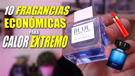 Top 10 Fragancias Económicas Para Calor Extremo 2023 YouTube