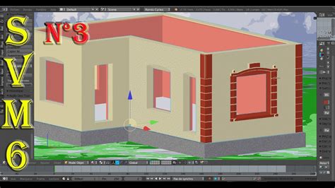 Modéliser Une Maison A Z Blender 3d Tutoriel Svm6 N°3 Les Façades Et