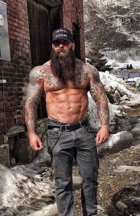 Man With Beard Tattoo