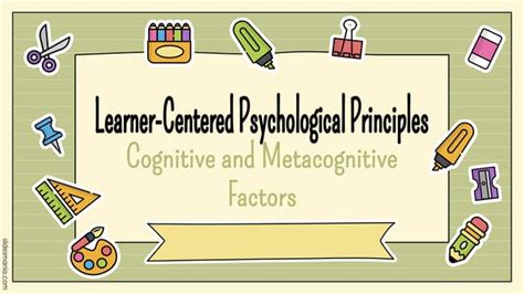 Cognitive And Metacognitivepptx