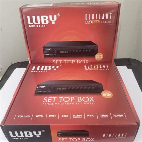 Jual Luby Set Top Box Dvbt C Receiver Tv Stb Digital Dvb T