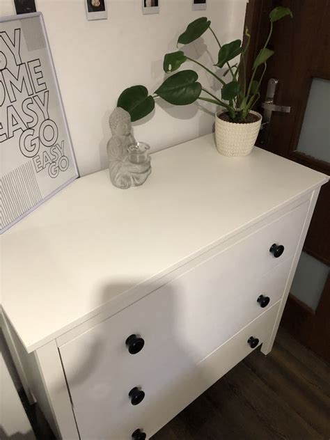 Bia A Komoda Ikea Hemnes Cz Stochowa R Dmie Cie Olx Pl