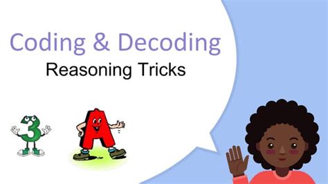 Coding And Decoding Reasoning Tricks Ppt