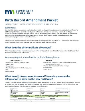 Fillable Online Affidavit To Amend A Birth Record California