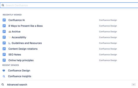 Search For Pages Posts And Other Items Confluence Cloud Atlassian Support