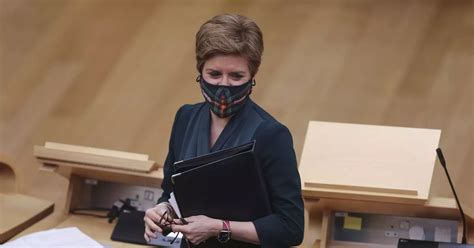 Nicola Sturgeon Announces Face Mask Rule Will End In Scotland Next Month Daily Record