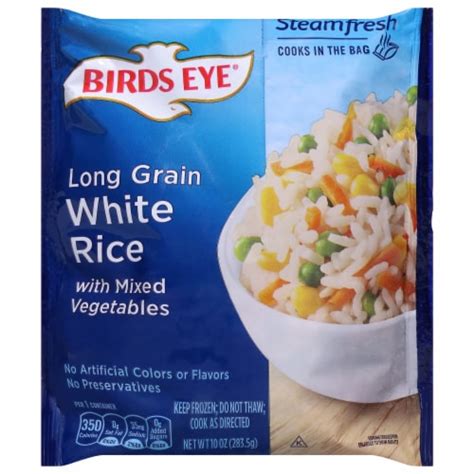 Birds Eye Steamfresh Selects Frozen Long Grain White Rice Vegetables