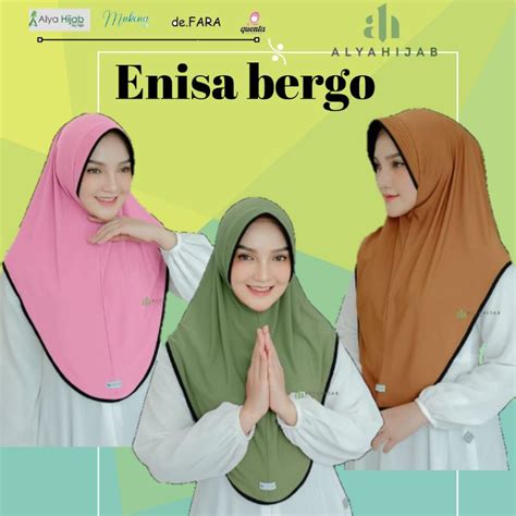 Jual Alya Hijab By Naja Enisa Hijab Bergo S Fashion Muslim Wanita