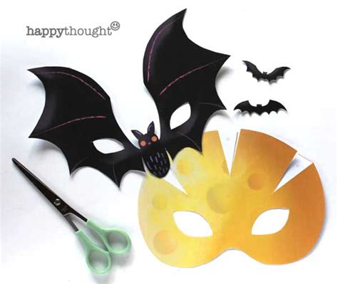 Diy Paper Halloween Masks Get Ready To Trick Or Treat👻