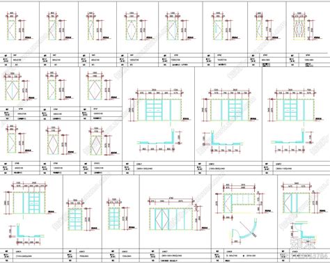 门窗大样图施工图下载【id1123753784】知末案例馆