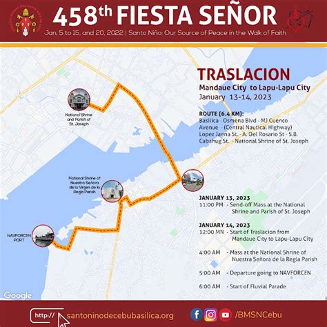 sinulog festival  schedules  parade novena mass   basilica