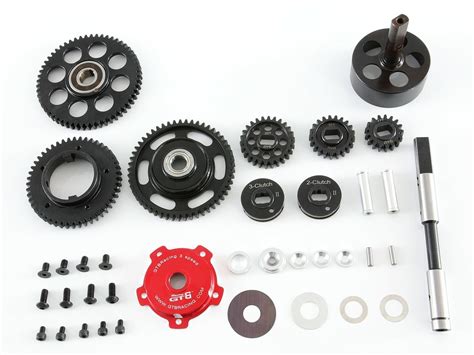 Gtb Three Speed Metal Gear Transmission Kit Ii For Rc Hpi Km