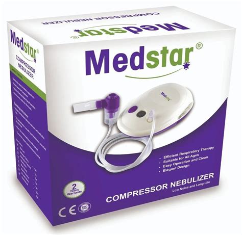 Portable Medstar Compressor Nebulizer Machine For Nebulization Size