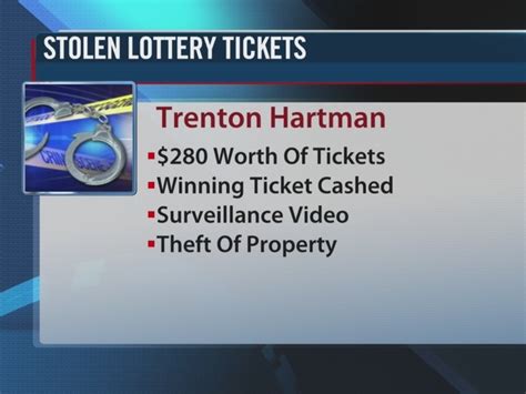 Suspect Accused Of Stealing Lottery Tickets