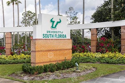 The University Of South Florida In Tampa Fl Editorial Photography