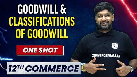 GOODWILL CLASSIFICATION OF GOODWILL In 1 Shot Everything Covered