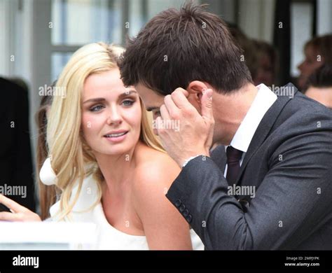 Katherine Jenkins and Gethin Jones attend the 26th Cartier ...