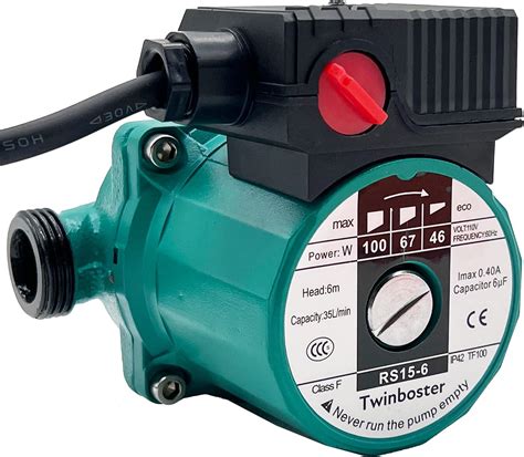 TWINBOSTER Pompa Di Ricircolo Dell Acqua Calda 110V Pompa Di Ricircolo