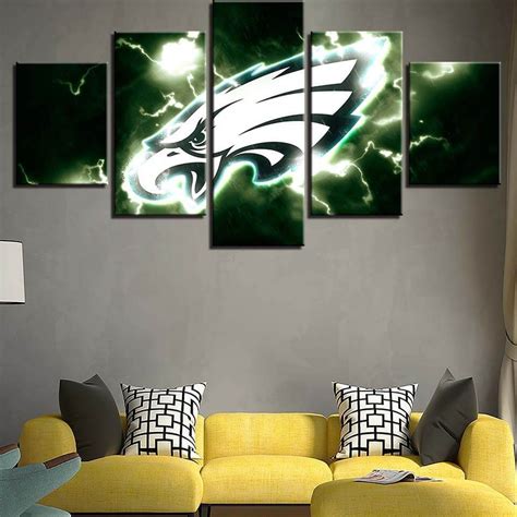 Philadelphia Eagles Canvas Logo Wall Art Decor Print Living Room 5 ...