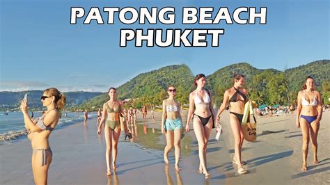 [🇹🇭 4k] Phuket 2023 Patong Beach 🏝 Walking Tour Phuket Thailand Youtube