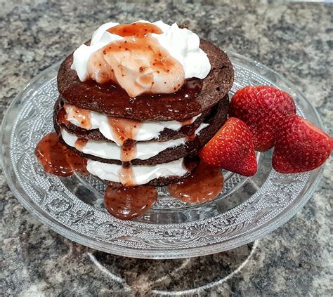 Chocolate And Strawberry Pancakes Hickmans Slim Kitchen