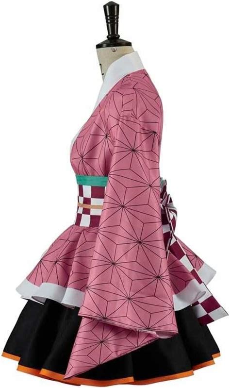 Slayer kostium Cosplay Nezuko Kamado Anime kimono dla dorosłych XXXL