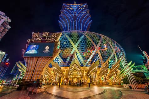 Grand Lisboa Macao China Designed By Dennis Lau And Ng Chun Man