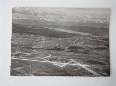 167 Flugaufnahme Flughafen Zürich Kloten 1949 Kaufen auf Ricardo