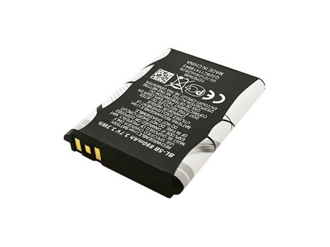 Nokia cell phone battery BL-5B 890mAh/3.3WH 3.7V for NOKIA N80 N83 6021 ...