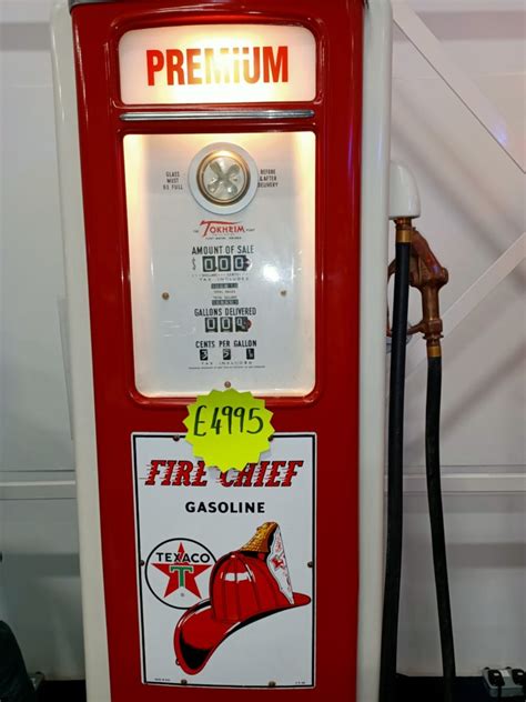 Texaco Fire Chief Gasoline Tokheim European Classic Prestige