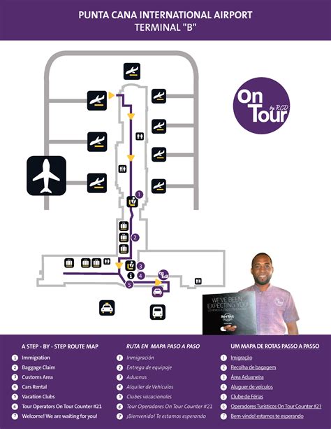 MAPA Terminal B Map PUNTA CANA INTERNATIONAL AIRPORT TERMINAL B