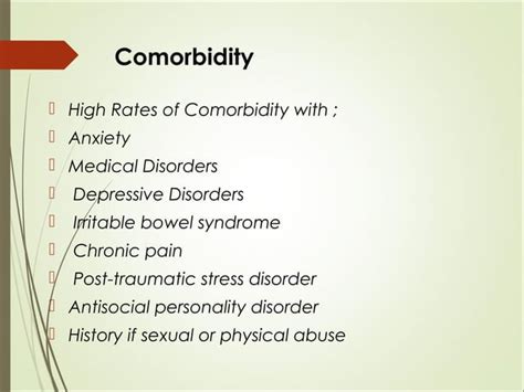 Somatic Symptoms Disorder And Dissociation Disoder