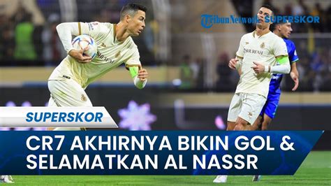 Mega Bintang Cristiano Ronaldo Akhirnya Ukir Gol Perdana Selamatkan Al