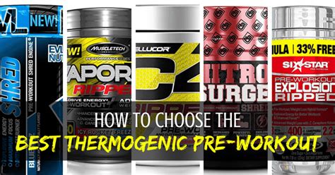 6 Best Thermogenic Pre Workouts For Fat Loss 2021 Reviews