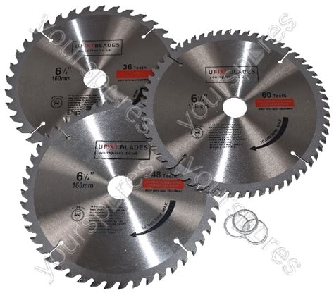 Circular Saw Blades 160mm X 20mm TCT Tungsten Carbide Teeth 36 48 And