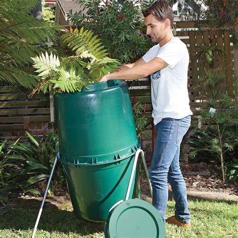 Tumbleweed 220l Mulchmaker Compost Tumbler Bunnings Australia