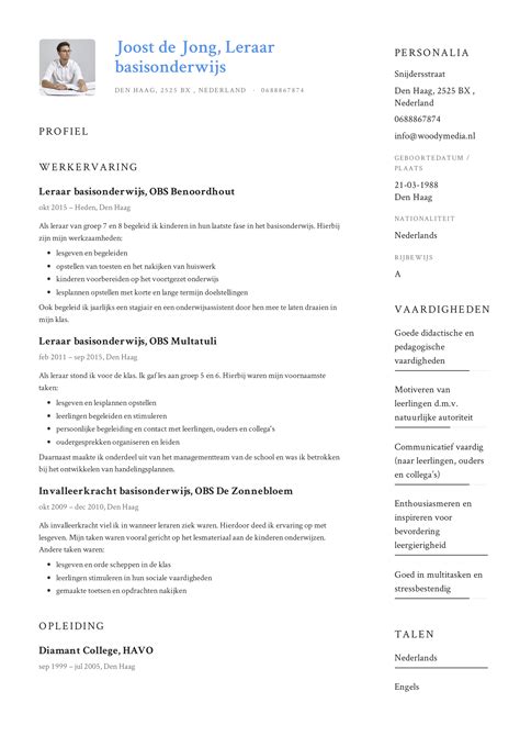 Voorbeeld Sollicitatiebrief Onderwijs Docent Sollicitatiebrief En Cv Web