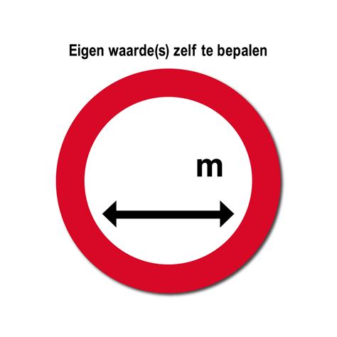 Verkeersbord C Gesloten Voor Te Lange Voertuigen Maatwerk