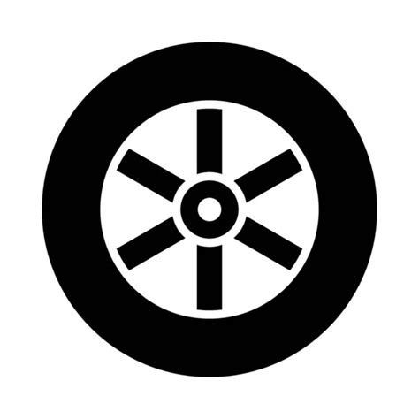 Icon Of The Steering Wheel Stock Photos Royalty Free Icon Of The