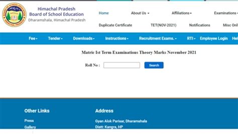 Hp Board Term Result Live Hpbose Th Th Results At Hpbose