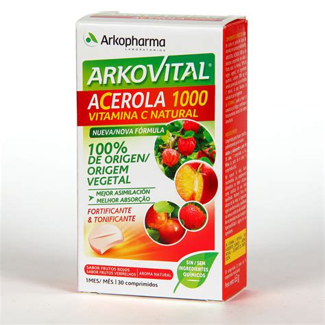 Arkovital Acerola Vitamina C Natural Comprimidos Arko Real