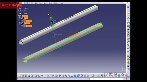 Catia V5 Dassault Systemes Walkthrough Part 91 Compass Translate Part Youtube